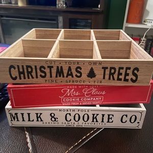 Target Christmas wooden decor bundle